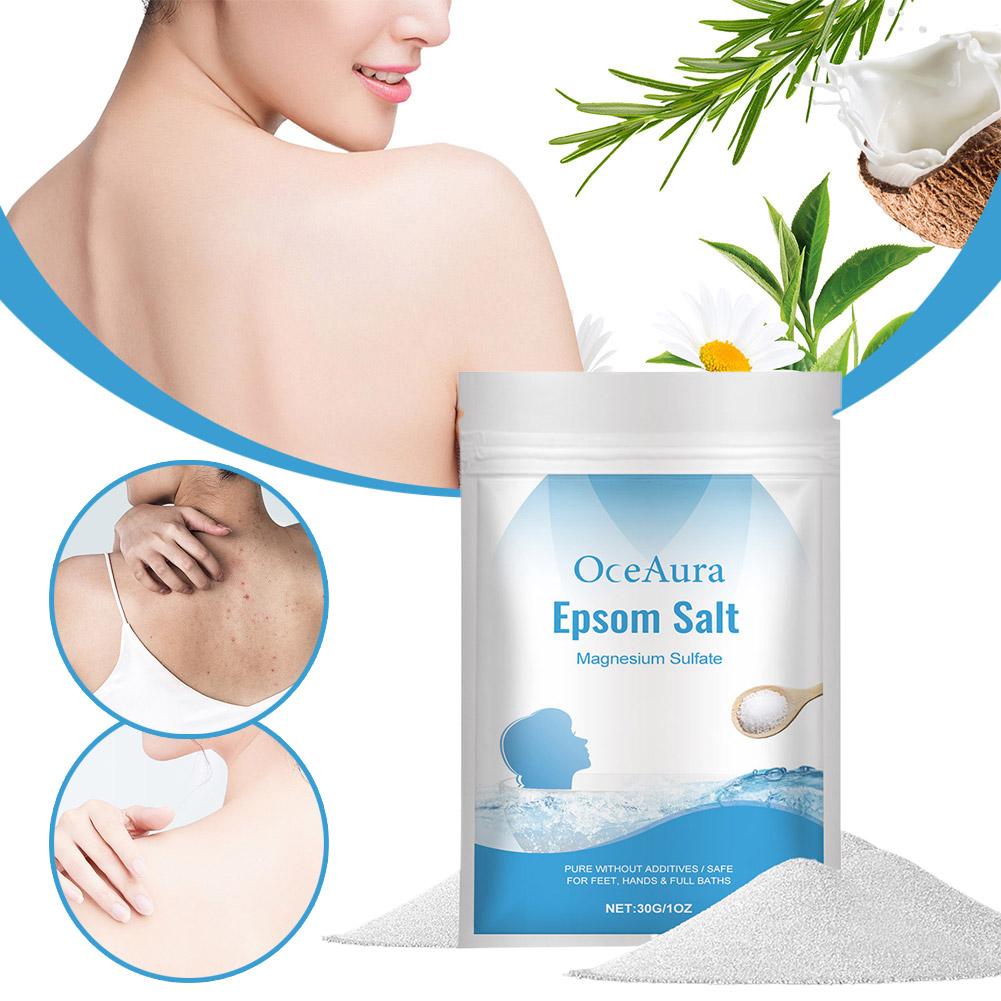 Bath Salts Magnesium - Epsom Salt Magnesium Sulfate Moisturizing Exfoliating