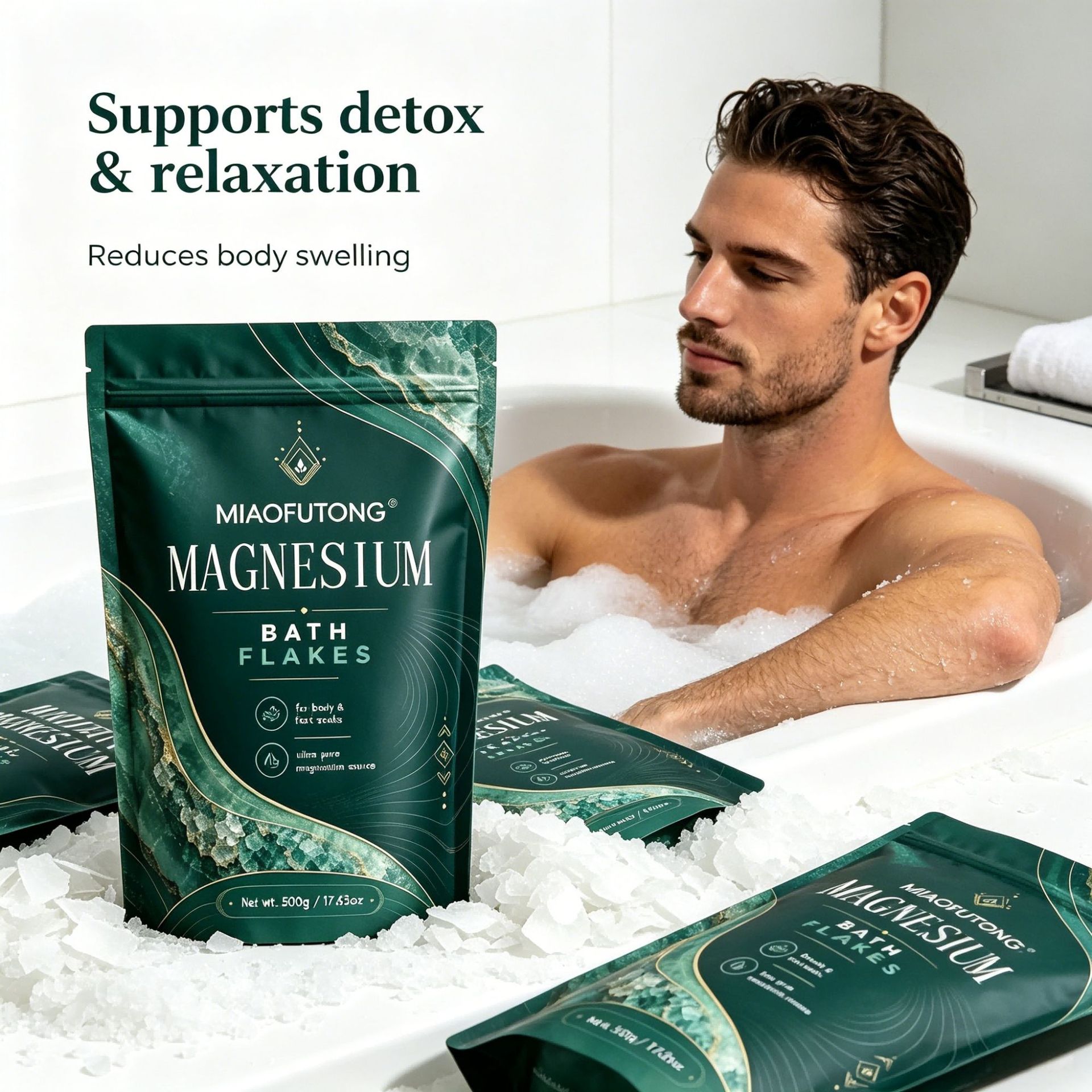 Mineral Magnesium Bath Salt 50 - огляд і ціна Bath Salts Magnesium