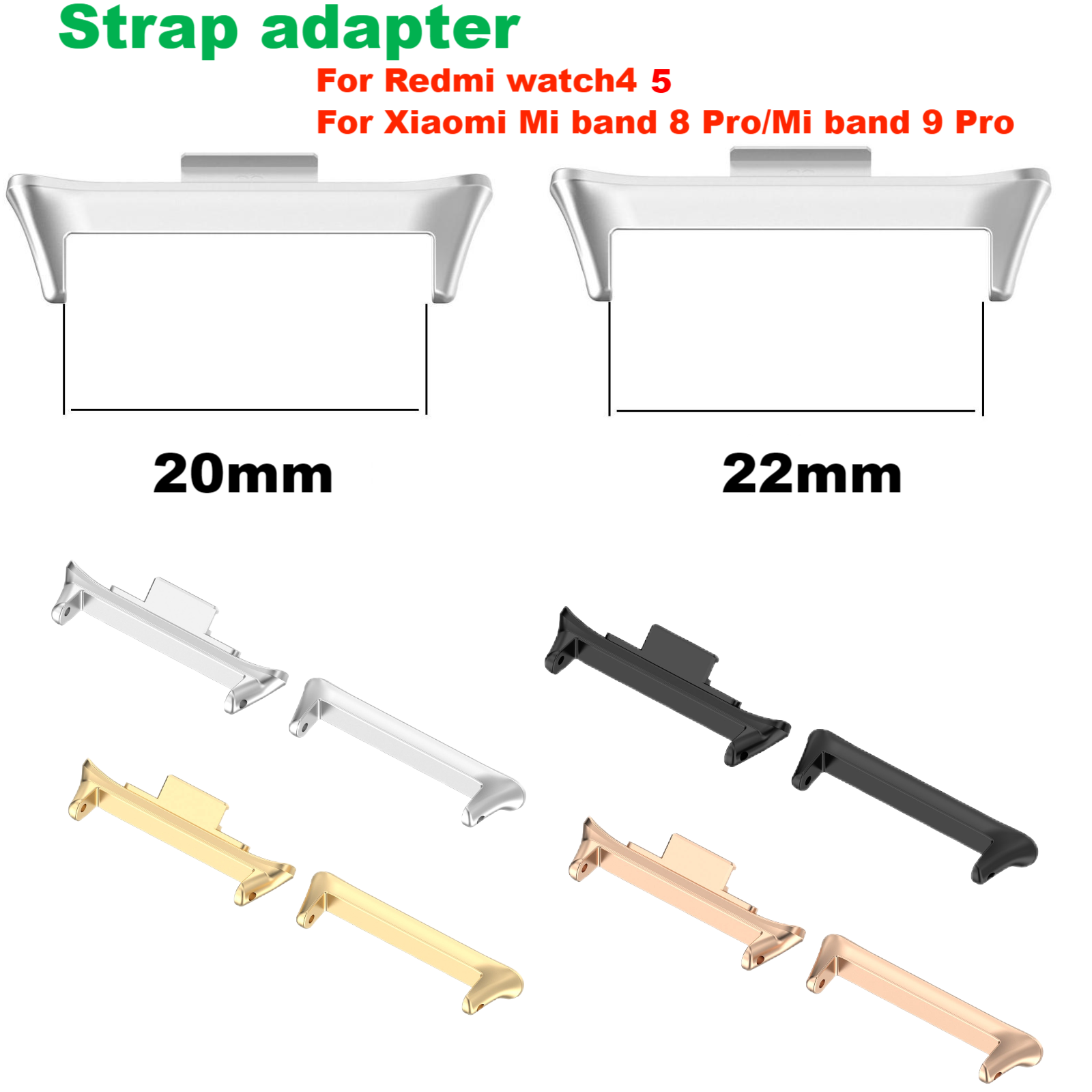 1 Pair Adapter for Redmi Watch - огляд і ціна Health Wellness Bracelet