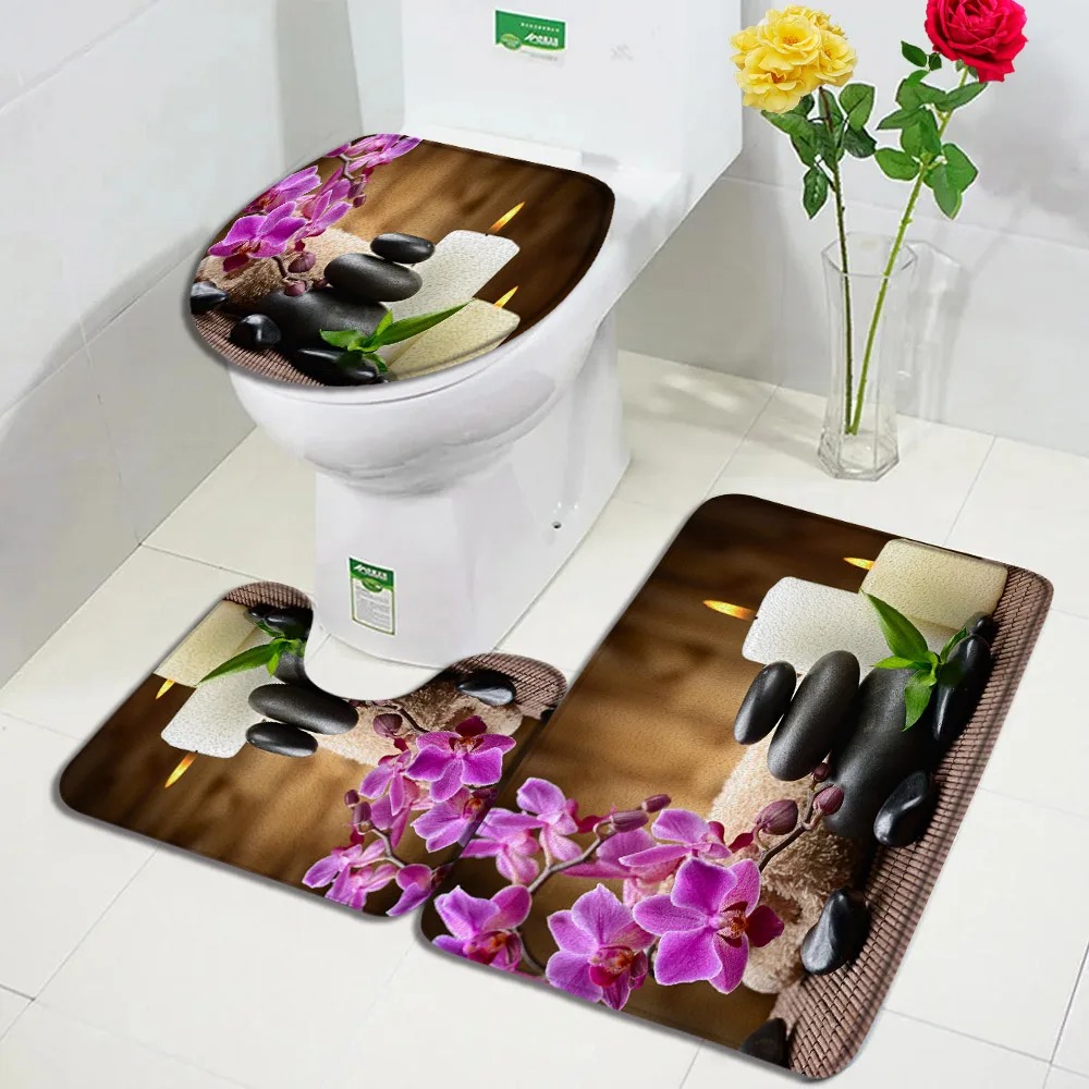 Green Bamboo Zen Bath Mats Set - огляд і ціна Bamboo Bath Mat