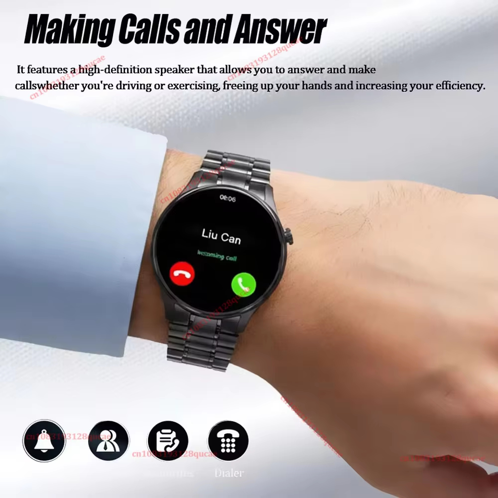 Smartwatch Men Bluetooth Call  - огляд і ціна Health Wellness Bracelet