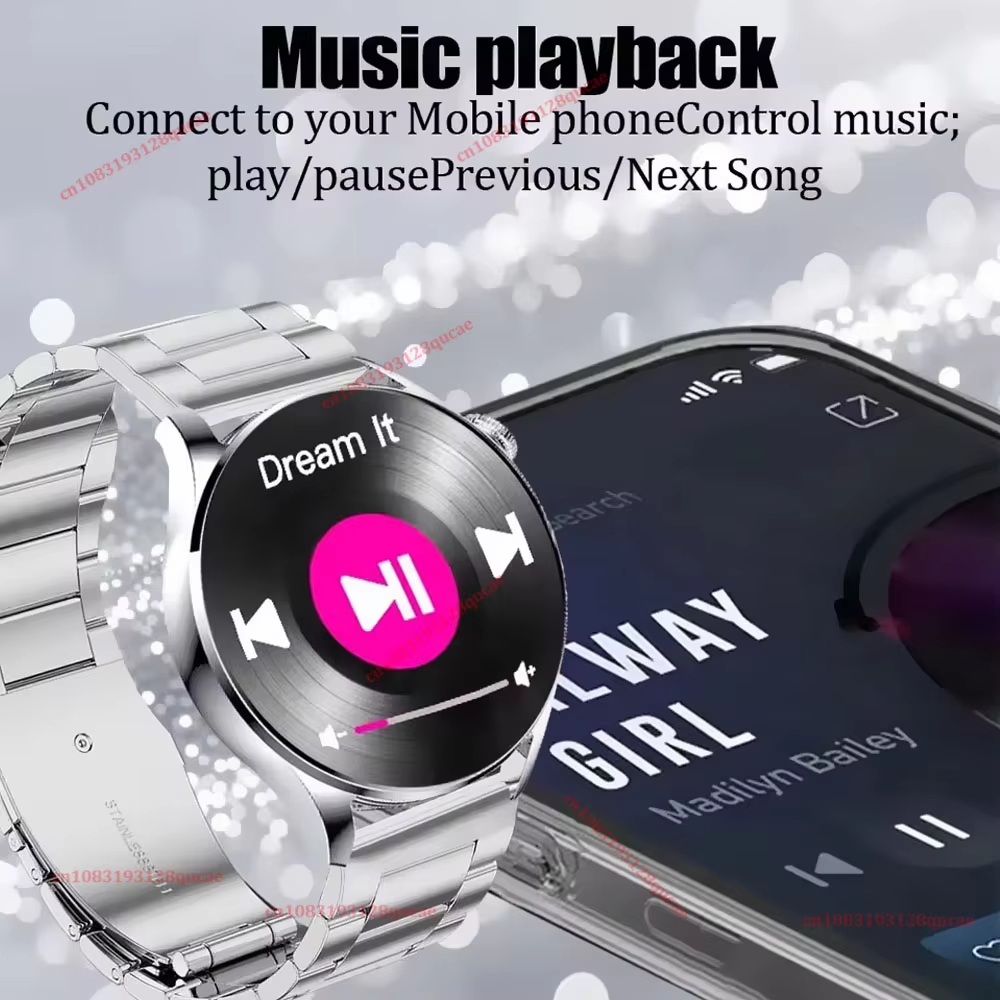 Smartwatch Men Bluetooth Call  - огляд і ціна Health Wellness Bracelet